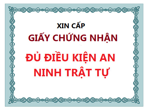 Thủ tục xin giấy phép an ninh trật tự tại Hà Tĩnh